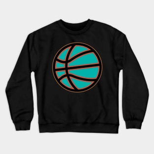 Simple Basketball Design In Your Team's Colors! Crewneck Sweatshirt